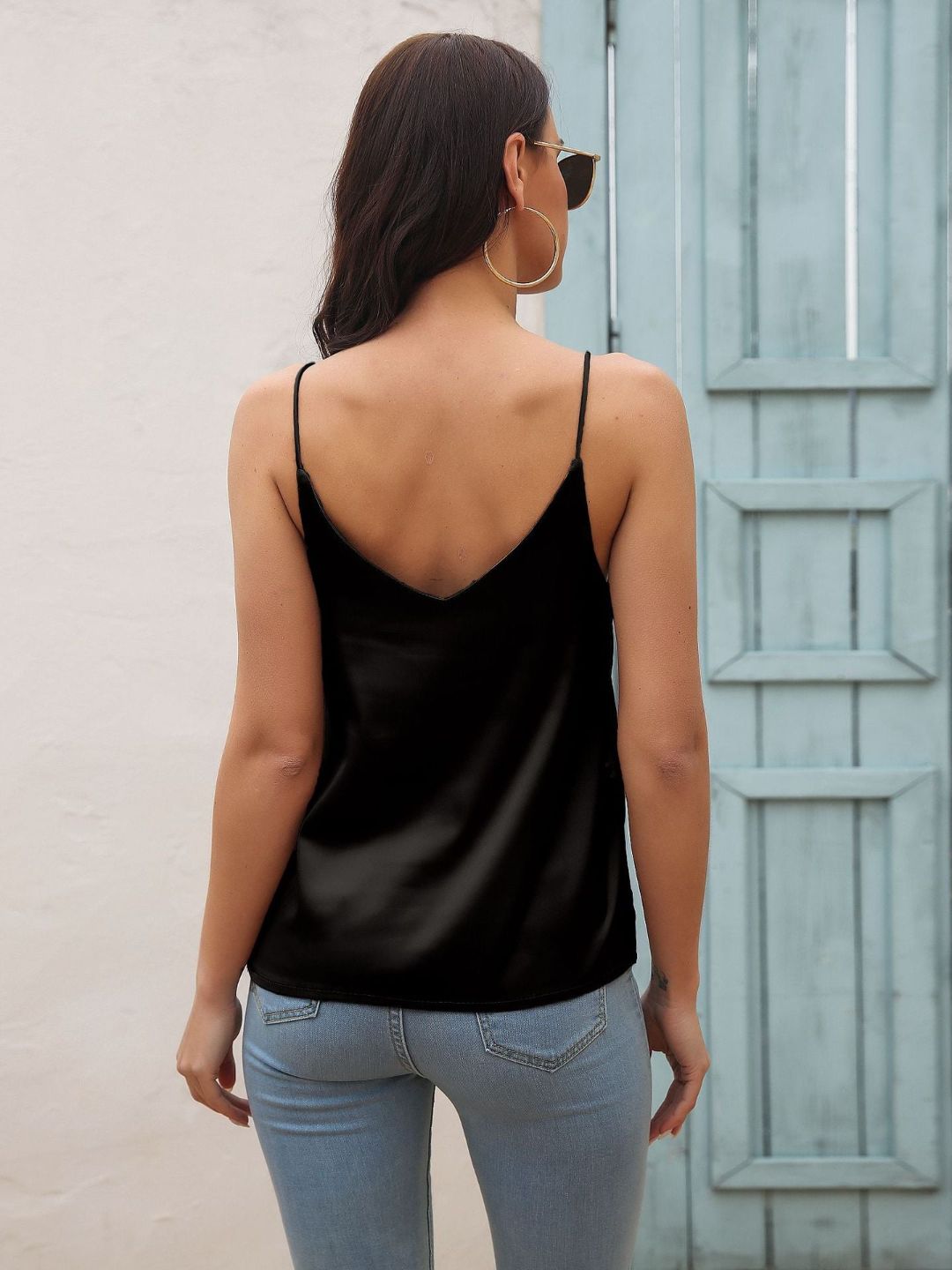 Shoulder Straps Casual Top