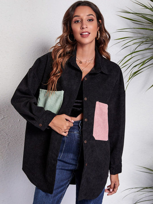 Black Shirt Collar Neck Style